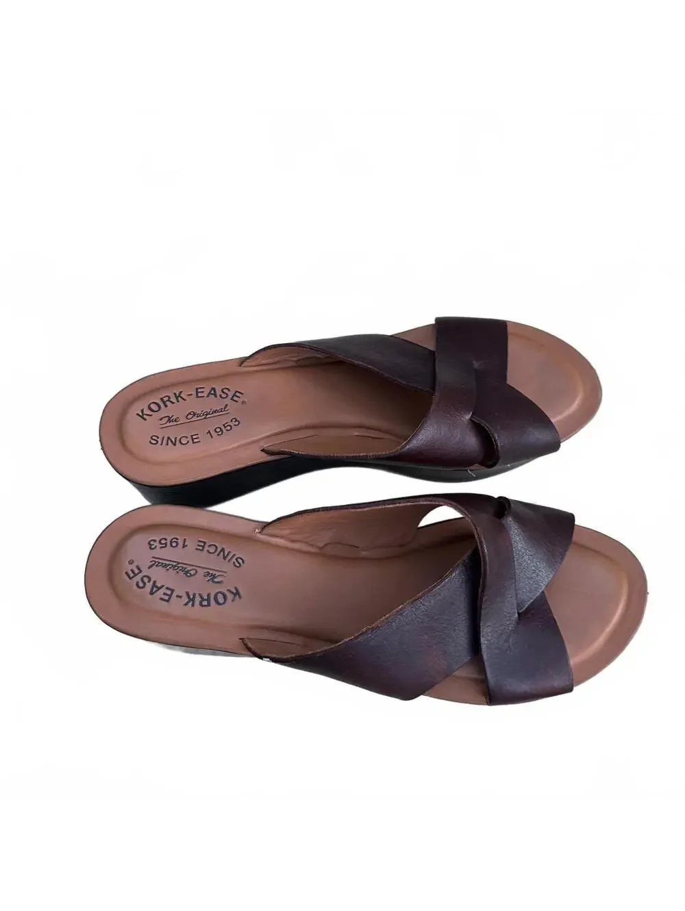 Kork Ease Platform Sandal size 8 Brown